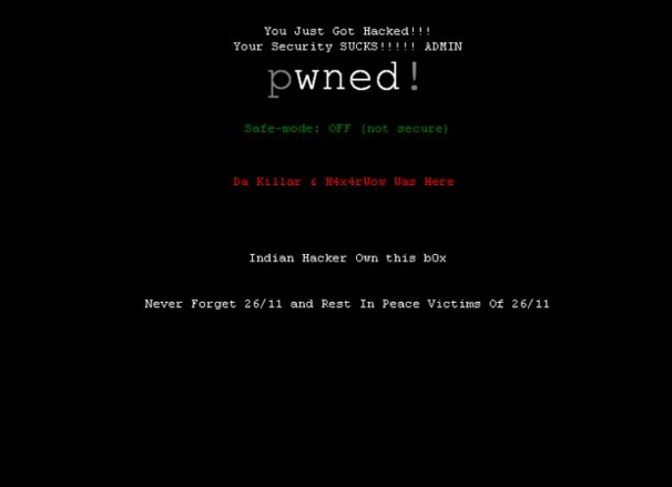 Peshawar High Court website hacked
