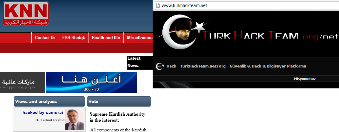 Kurdish-News-Network-Website-hacked
