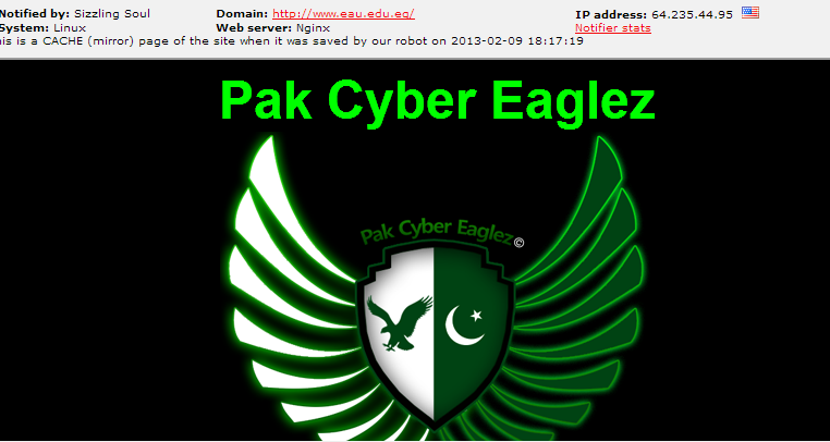egyptian-university-hacked-pak-cyber-eaglez-sizzlingsoul-hackers