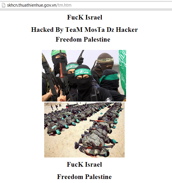 62 Vietnamese Government Websites Hacked by TeaM MosTa