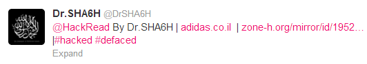 adidas-israel-hacked-by-drsha6h