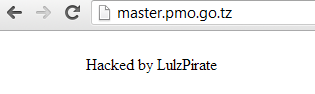 Prime Minister of Tanzania Official Website Hacked & Defaced by LulzPirate