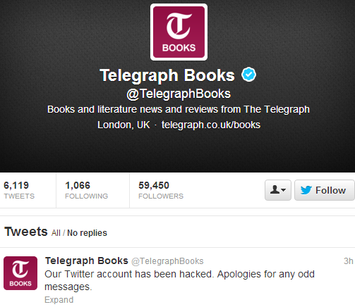Facebook and Twitter Accounts of The Telegraph News Hacked by Syrian Electronic Army-2