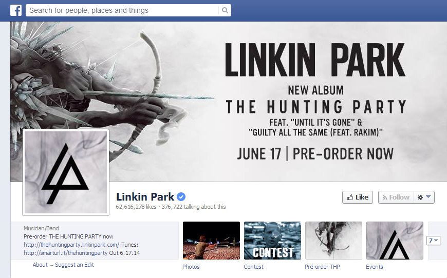 linkin-park-official-facebook-page-hacked-spammed-with-adverts