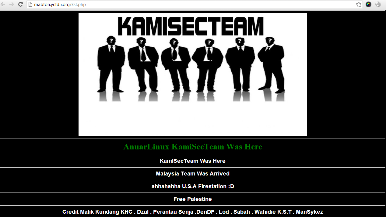 Malasyian-hackers-kamisec-team