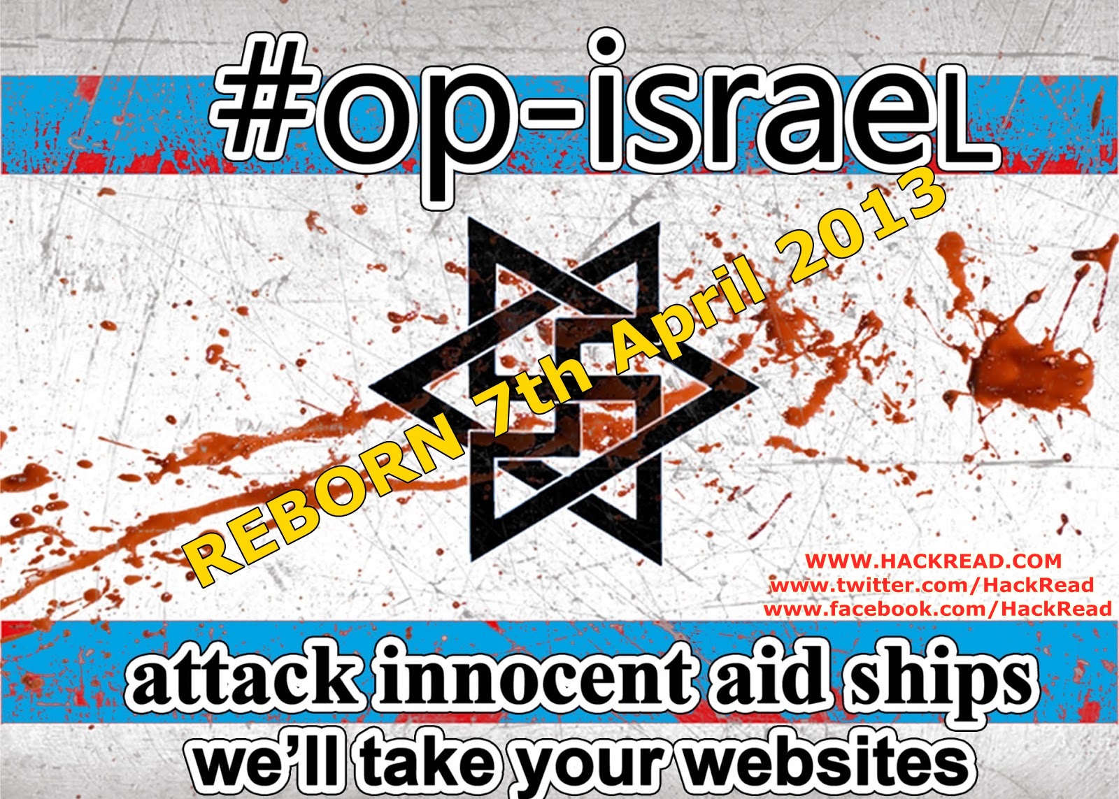 #opIsrael-7th April-2013-reborn
