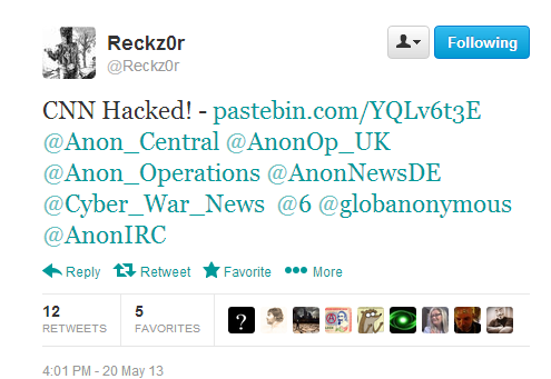 CNN-International-Breached-Accounts-Leaked-Fake-Articles-Posted-By-@Reckz0r