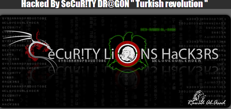 #OpTurkey-34-Turkish-Websites-Hacked-Defaced-by-Security-Dr@Gon