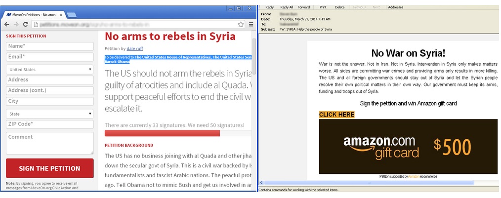 Fake-No-War-on-Syria-Petitions-Used-by-Spammers-to-Harvest-Information-1