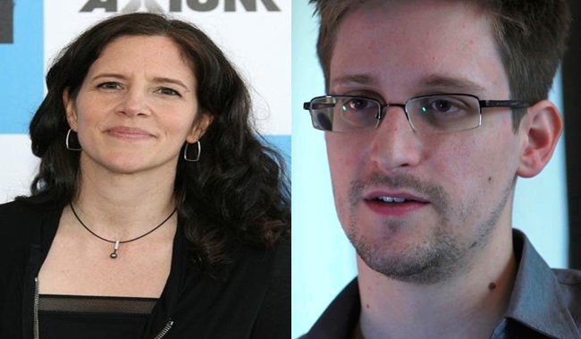 Laura Poitras and Edward Snowden