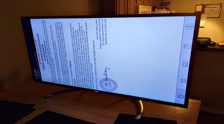 Lg 3d Tv Porn - LG Smart TV Screen Bricked After Android Ransomware Infection