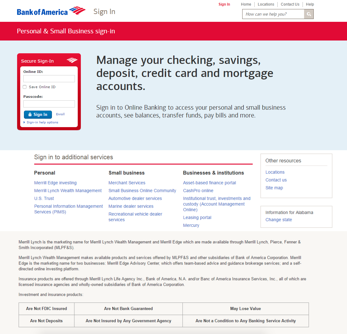 Beware: New Bank Of America Phishing Scam Stealing Card Data