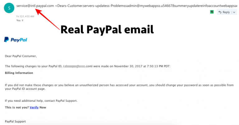 paypal email won t confirm