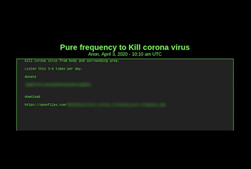 Dark web scammers selling ventilators & MP3 files to cure Coronavirus