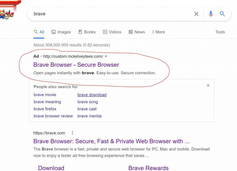 brave browser ads not working