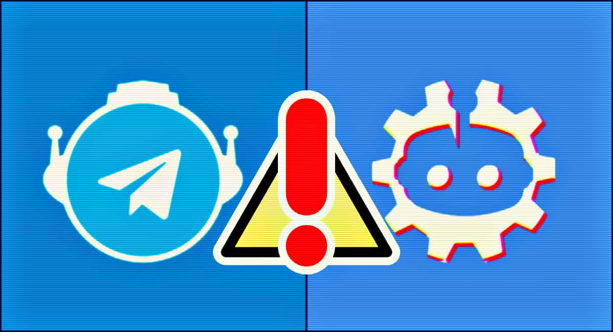 Telegram e Discord são usados para espalhar e executar malware