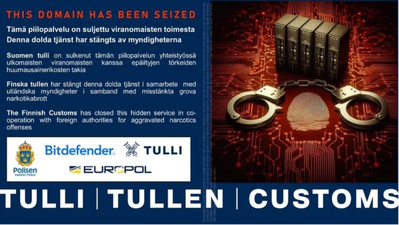 Authorities Seize Dark Web Marketplaces Sipulitie and Tsätti