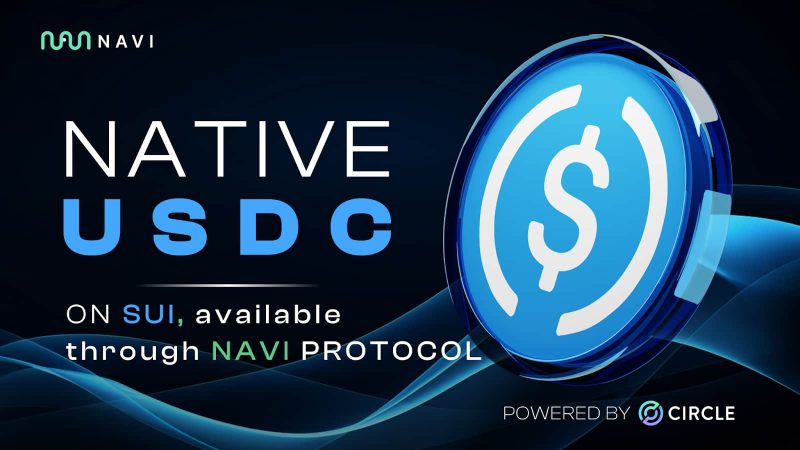 Sui to Make Native USDC Available Through NAVI Protocol