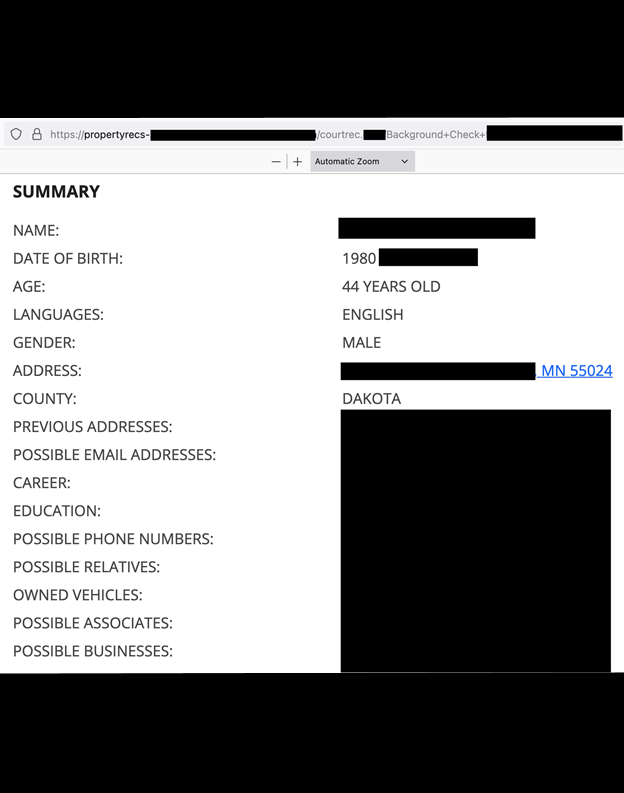 Propertyrec Leak Exposes Over Half a Million Background Check Records