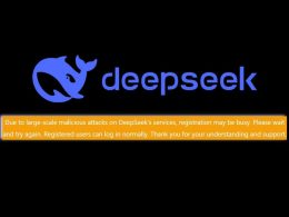 DeepSeek Faces Large-scale Cyberattack, Halts New User Registrations