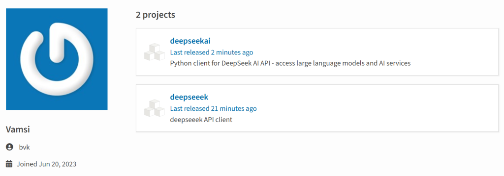 Hackers Hide Malware in Fake DeepSeek PyPI Packages