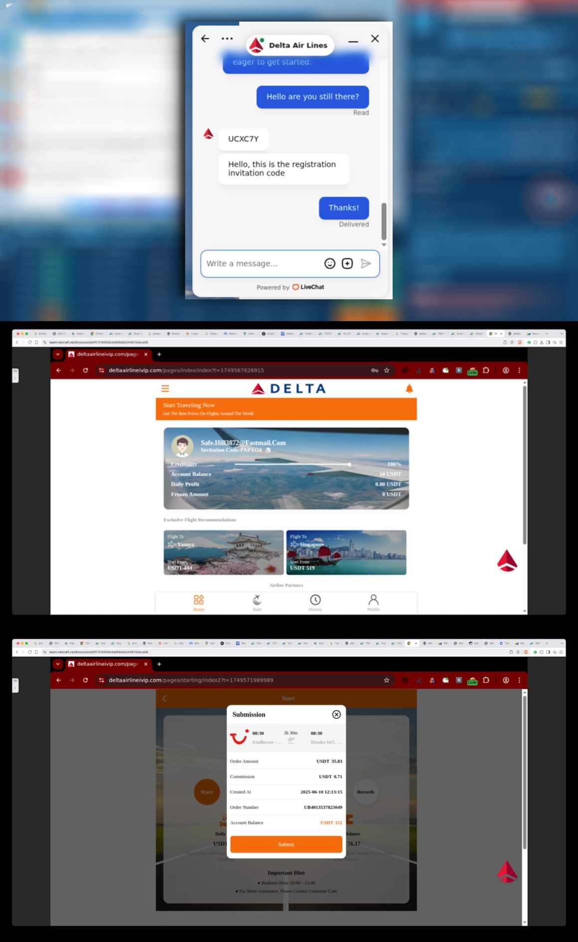 Scammers Steal $1 Million in Crypto Using Fake Delta and AMC Sites