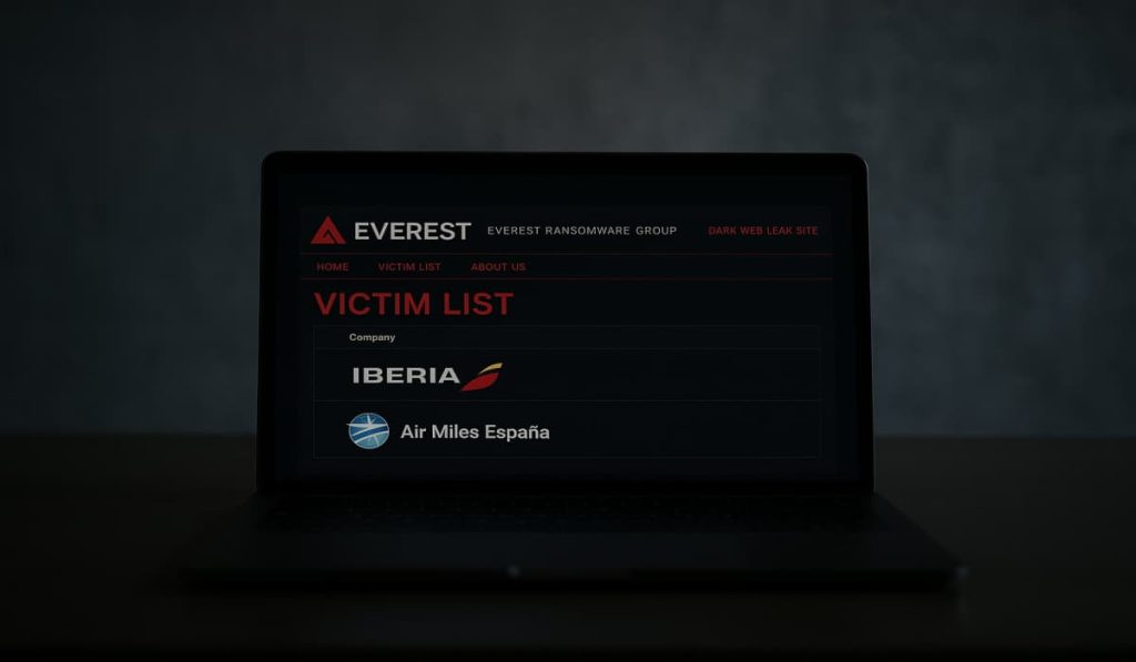 Everest ransomware claims breach at Spain’s national airline Iberia with 596 GB data theft