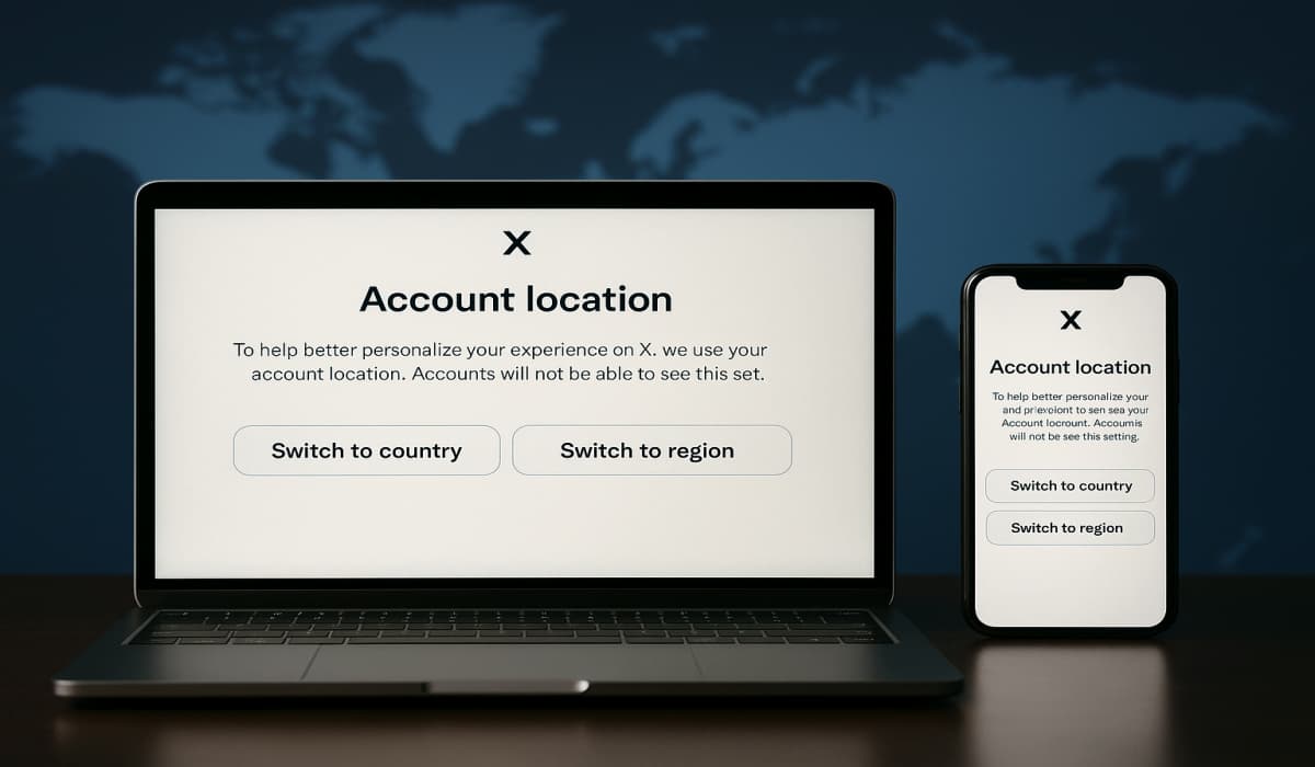 How To Hide Your Location on X (Twitter) by Switching to Region