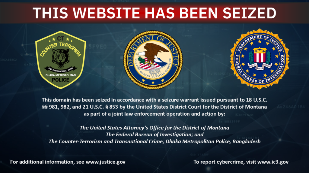 FBI Seizes Domains Selling Fake US ID Templates Operating from Bangladesh