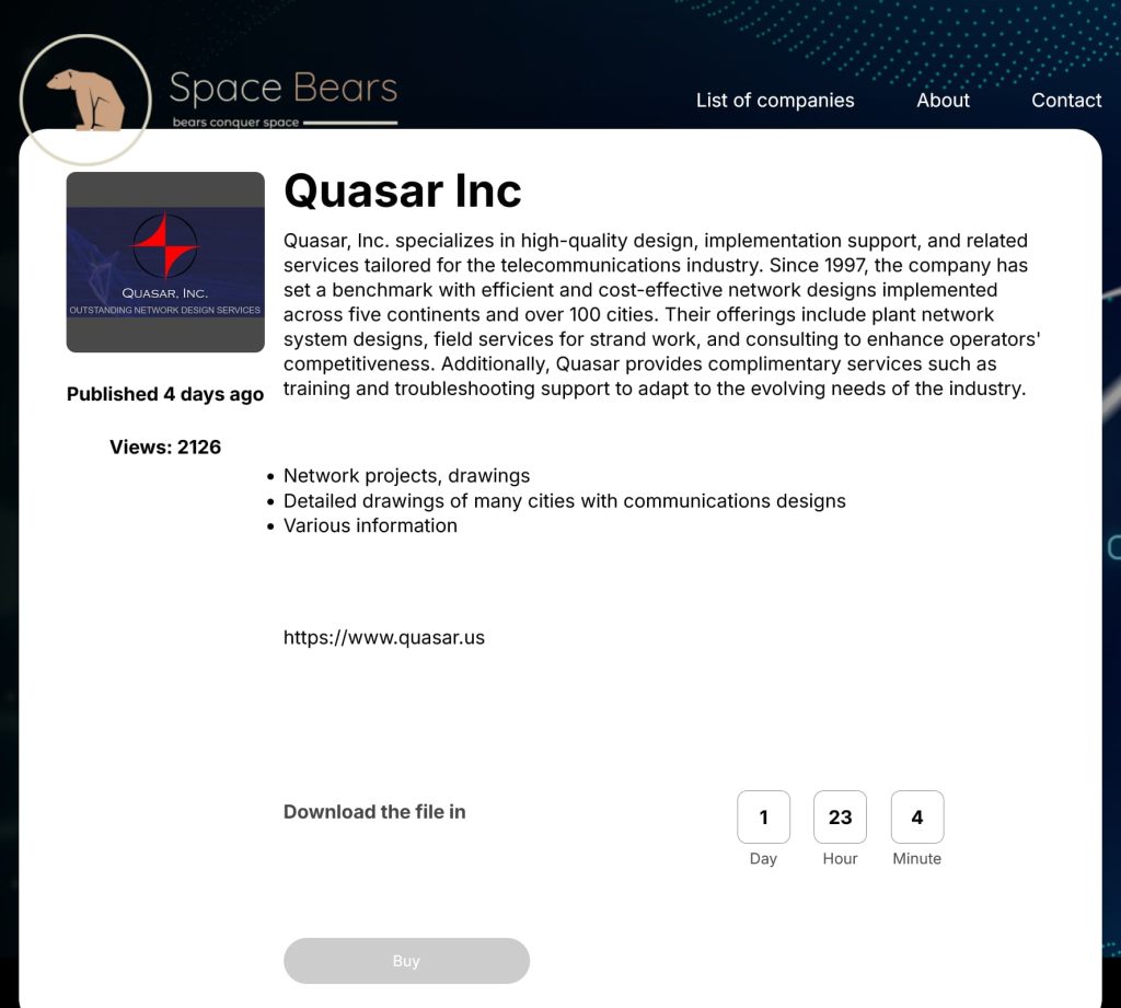Space Bears Ransomware Claims Comcast Data Theft Through QuasarBreach – Hackread – Cybersecurity News, Data Breaches, Tech, AI, Crypto and More 2 Space Bears Ransomware Claims Comcast Data Theft Through Quasar Breach