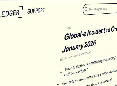 Ledger Confirms Global-e Breach, Warns Users of Phishing Attempts