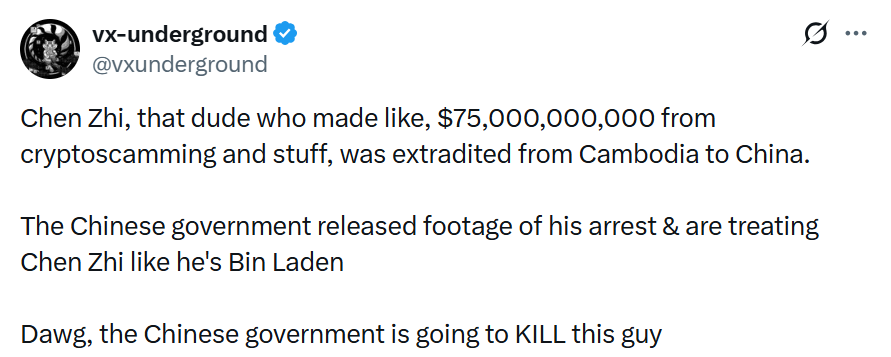 $15 Billion Pig Butchering Scam Boss Chen Zhi Extradited to China