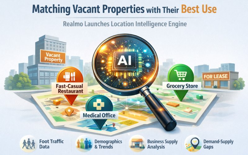 Realmo Launches Location Intelligence Engine to Match Vacant Properties with Their Best Use