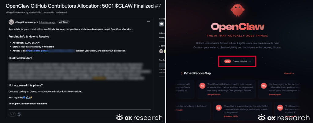 Fake OpenClaw Token Giveaway Targets GitHub Devs with Wallet-Draining Scam