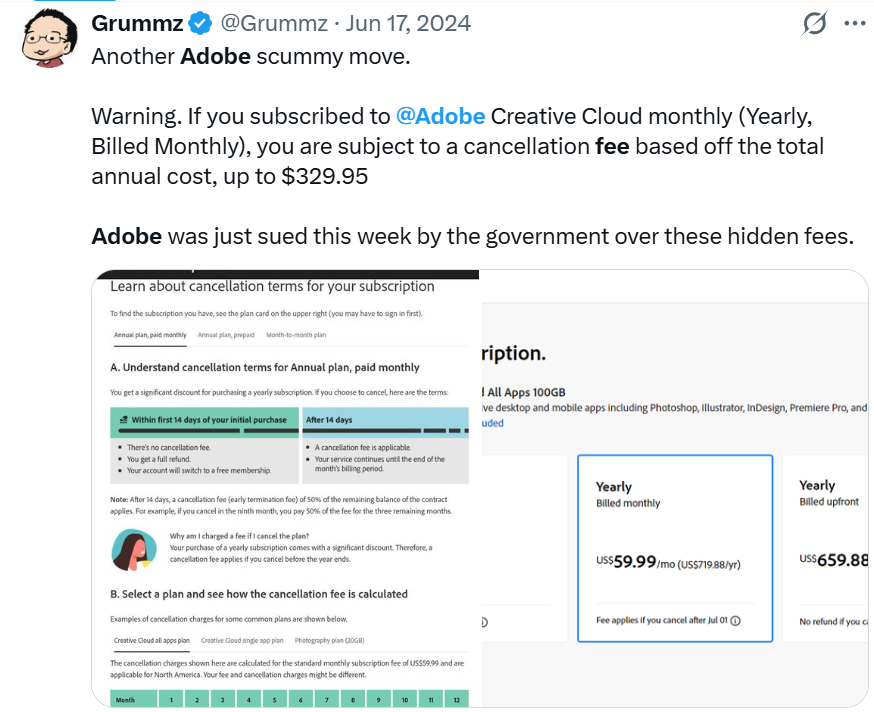 Adobe Hit With $150 Million Settlement Over Hidden Fees and Subscription Traps