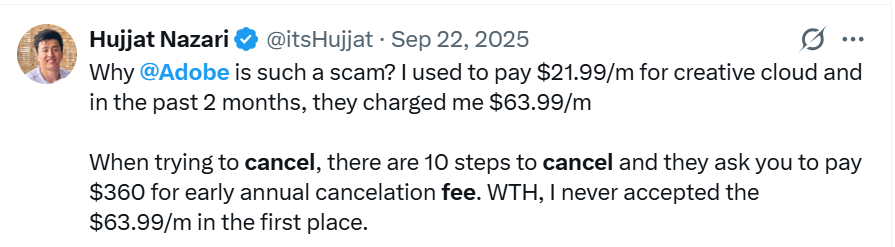 Adobe Hit With $150 Million Settlement Over Hidden Fees and Subscription Traps