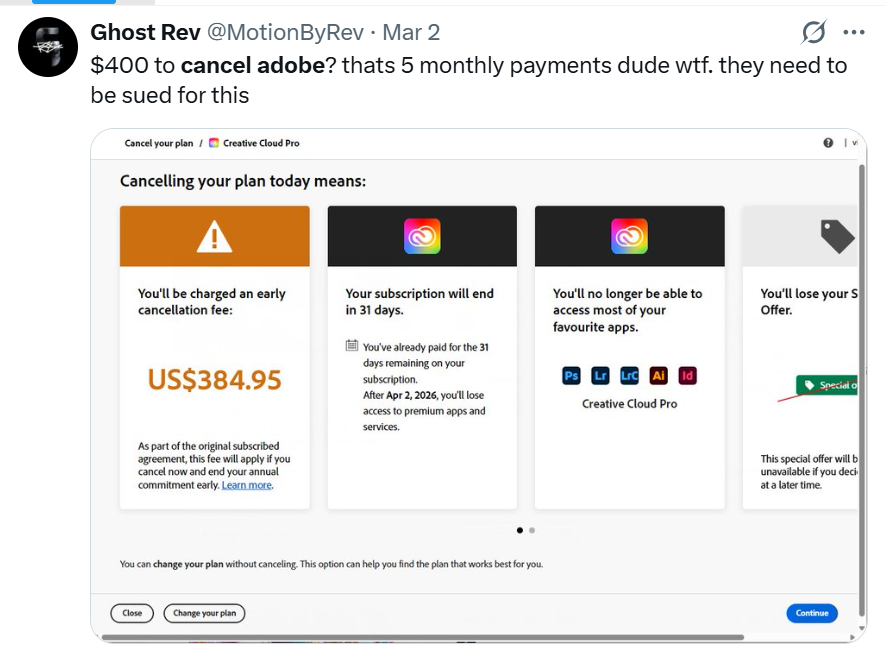 Adobe Hit With $150 Million Settlement Over Hidden Fees and Subscription Traps
