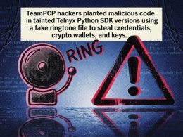 TeamPCP Uses Fake Ringtone File in Tainted Telnyx SDK to Steal Credentials