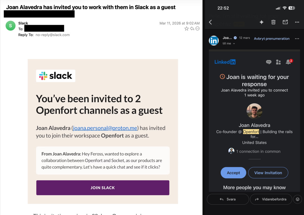 UNC1069 Targets Node.js Maintainers via Fake LinkedIn, Slack Profiles