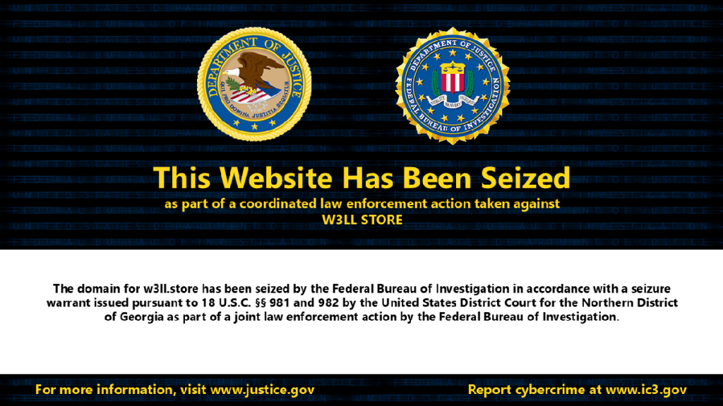 FBI Atlanta and Indonesian National Police Take Down W3LLSTORE Phishing Marketplace
