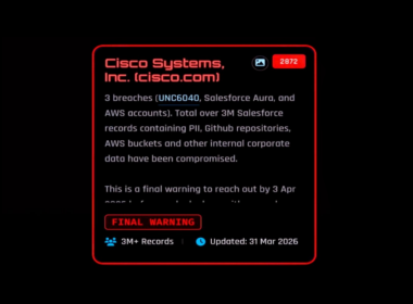 ShinyHunters Hackers Claim Theft of 3M+ Cisco Records, Threaten Public Leak