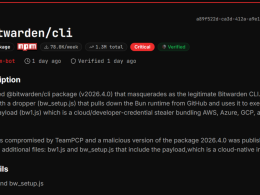 TeamPCP Hijacks Bitwarden CLI, Uses Dependabot to Deploy Shai-Hulud Malware