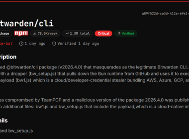 TeamPCP Hijacks Bitwarden CLI, Uses Dependabot to Deploy Shai-Hulud Malware