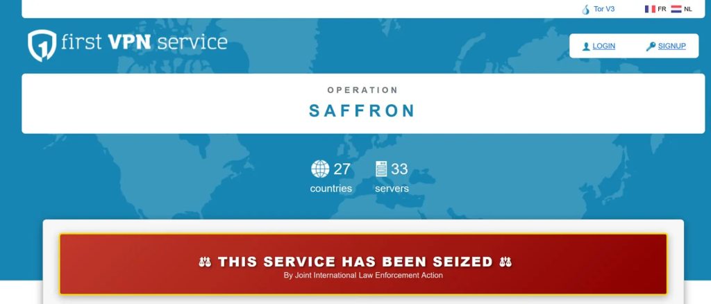 Europol Seizes First VPN Used by Ransomware Gangs, Arrests Administrator