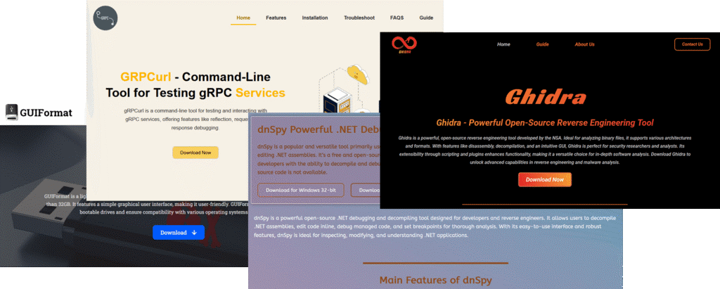Hackers Clone Ghidra, dnSpy and Other Tool Sites to Spread Malware