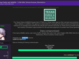 Texas Parks and Wildlife Data Breach Affects Over 3M License Customers