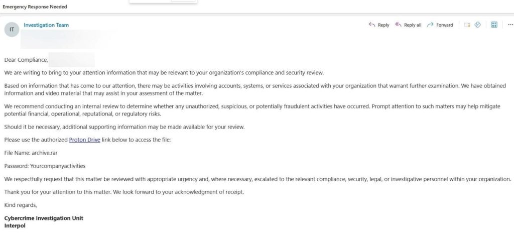 Fake Interpol Investigation Emails Push Ransomware at Small Businesses