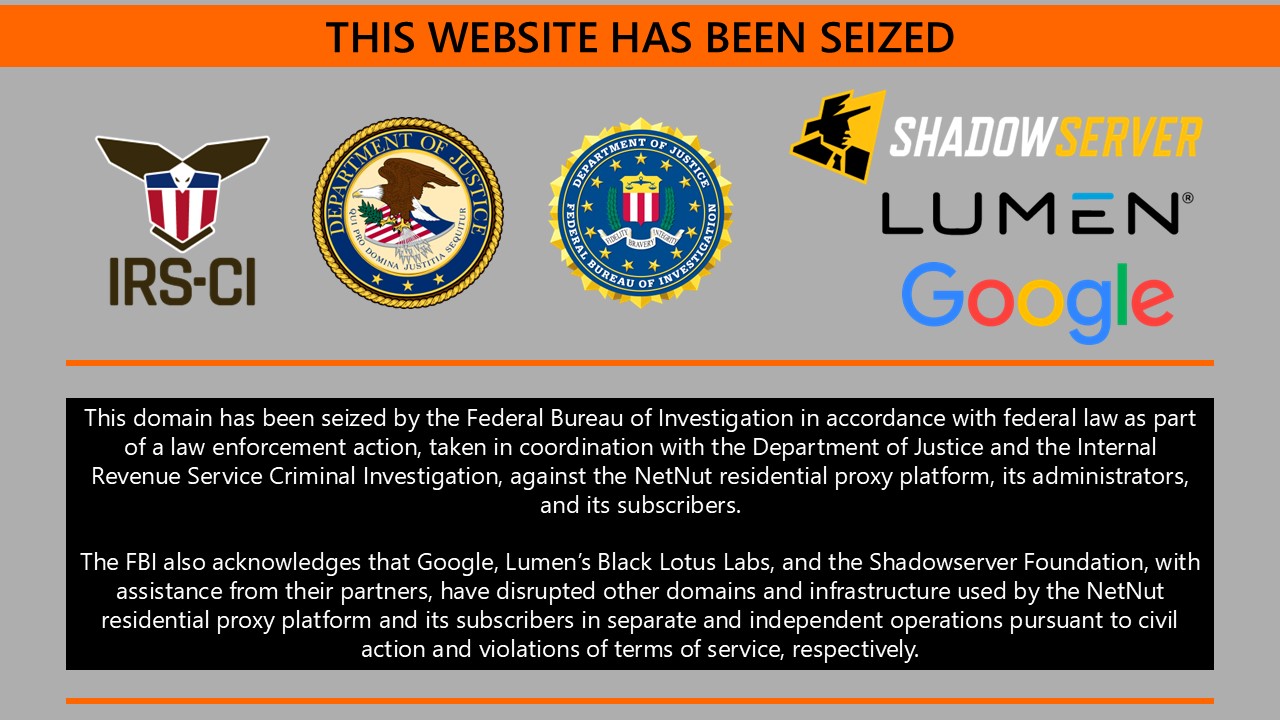 FBI and Google Take Down NetNut's Two-Million-Device Proxy Botnet