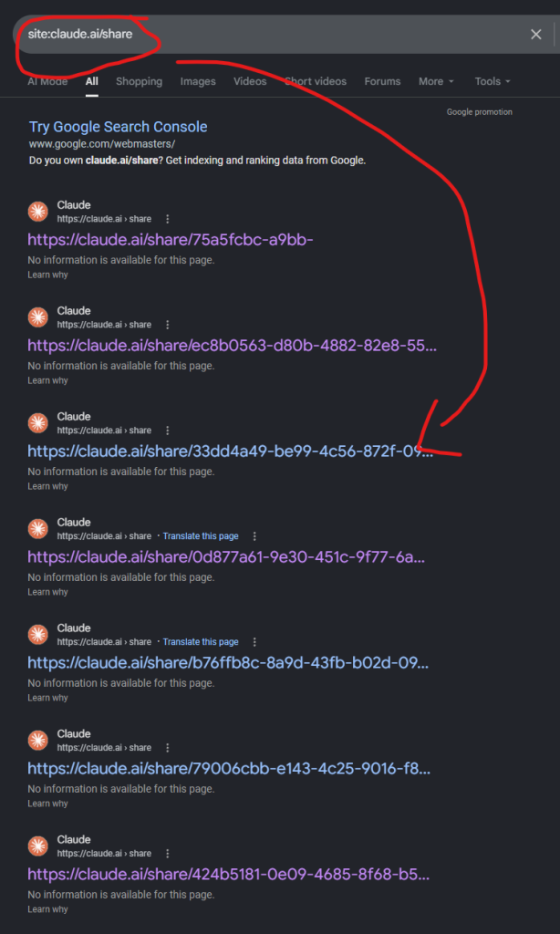 Google Indexed Claude AI Shared Chats Before Results Were Removed